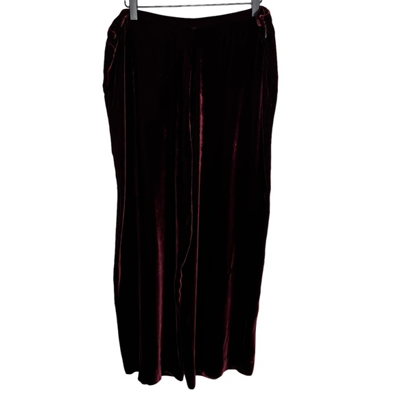 Eileen Fisher Pants - Eileen Fisher Wide Leg Velvet Pants L